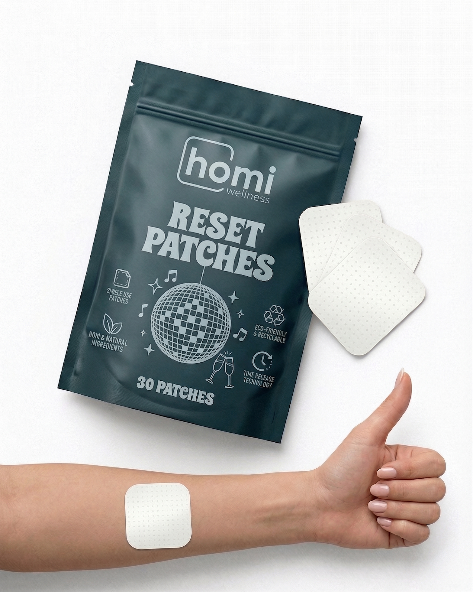 Homi Wellness Reset Patches — 30 Patches